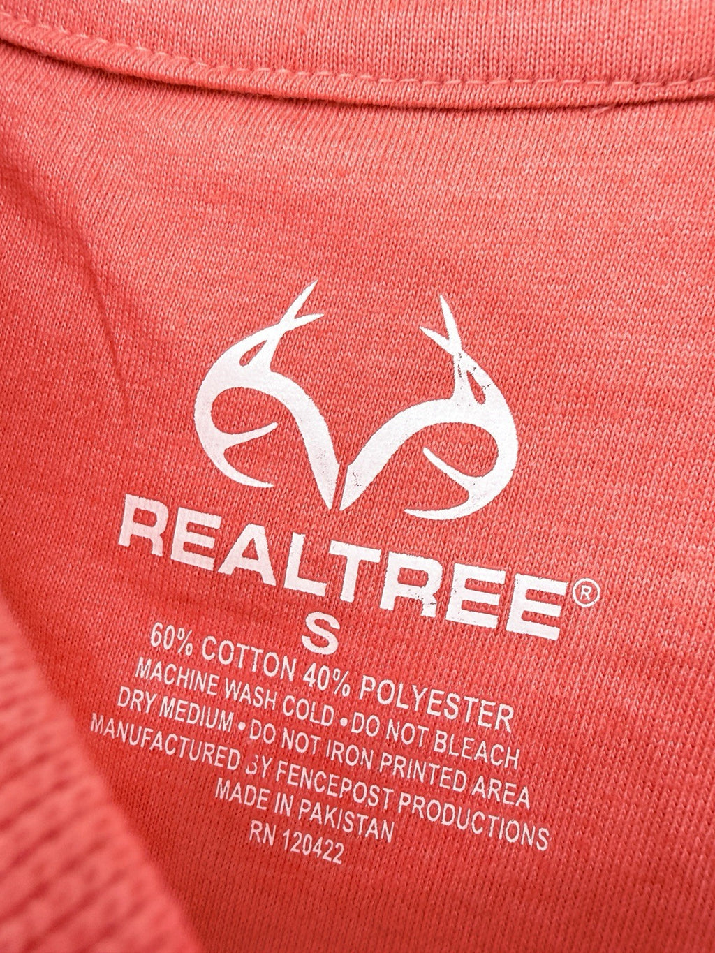 Realtree Short Sleeve Henley Shirt Small Mens New NWT *FlawRead