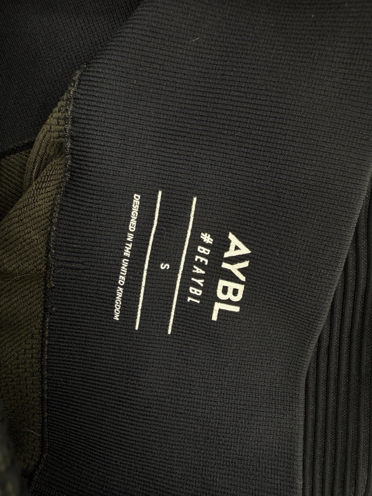 AYBL Reflex Seamless Leggings Small Black Workout Womens Gym
