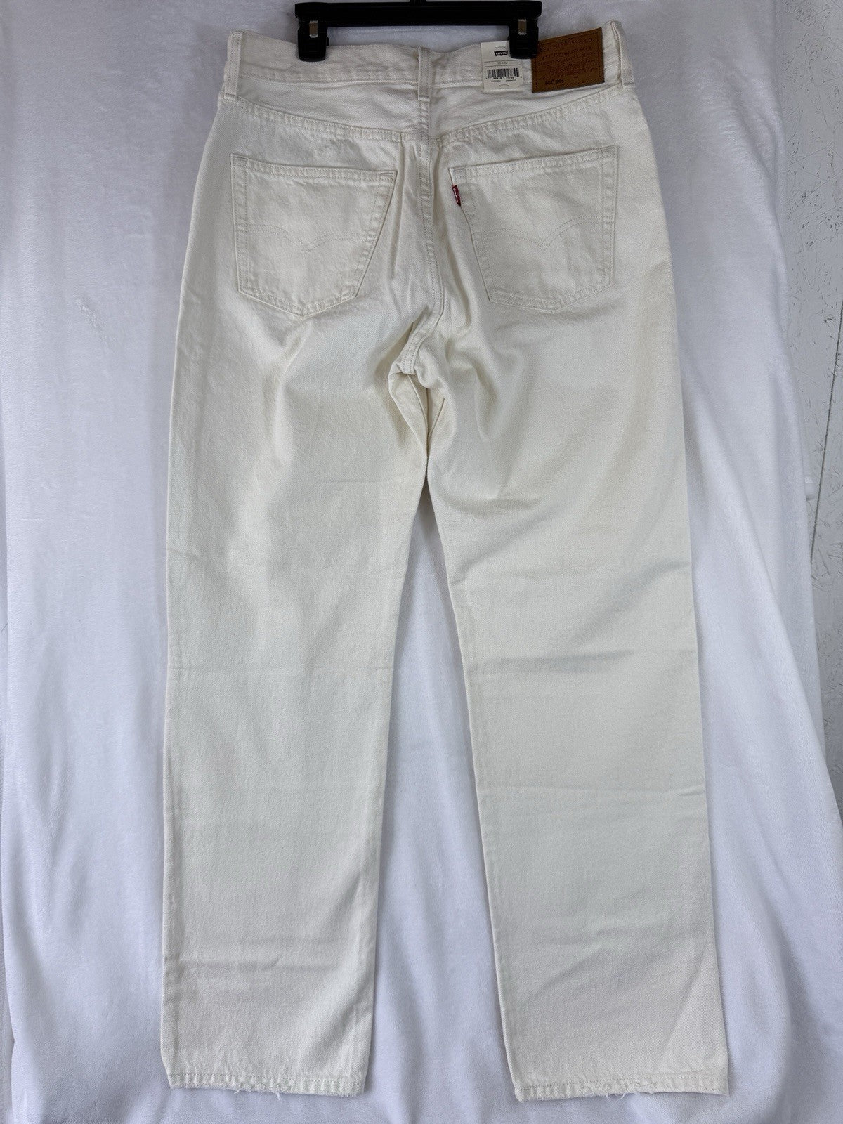 Levis 501 ‘90s Womens Jeans 30 30x32 White Ivory Button Fly Original New