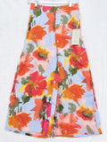 Joie Wide Leg Linen Pants XS Cropped Floral Print Pull On Womens New NWT
