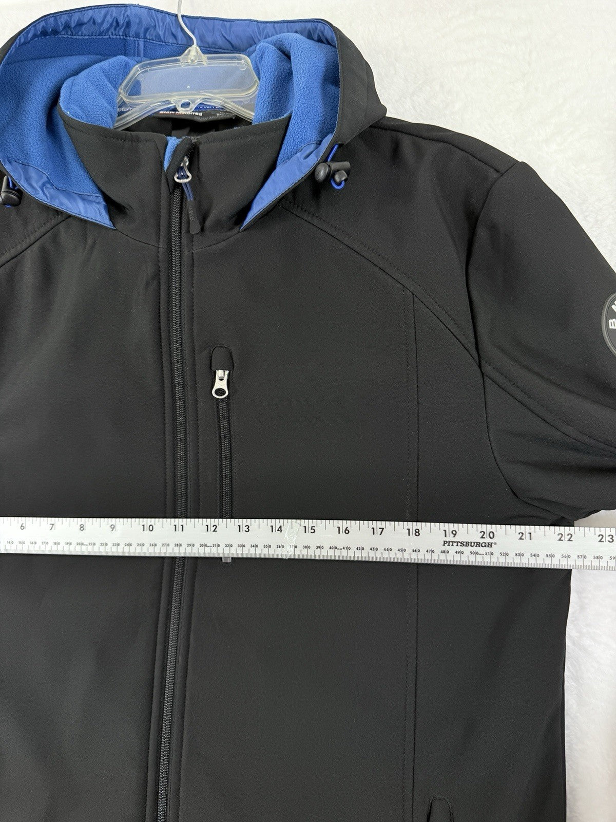 BMW Motorrad Jacket Men 48 Medium Softshell Black Hooded Motorcycle