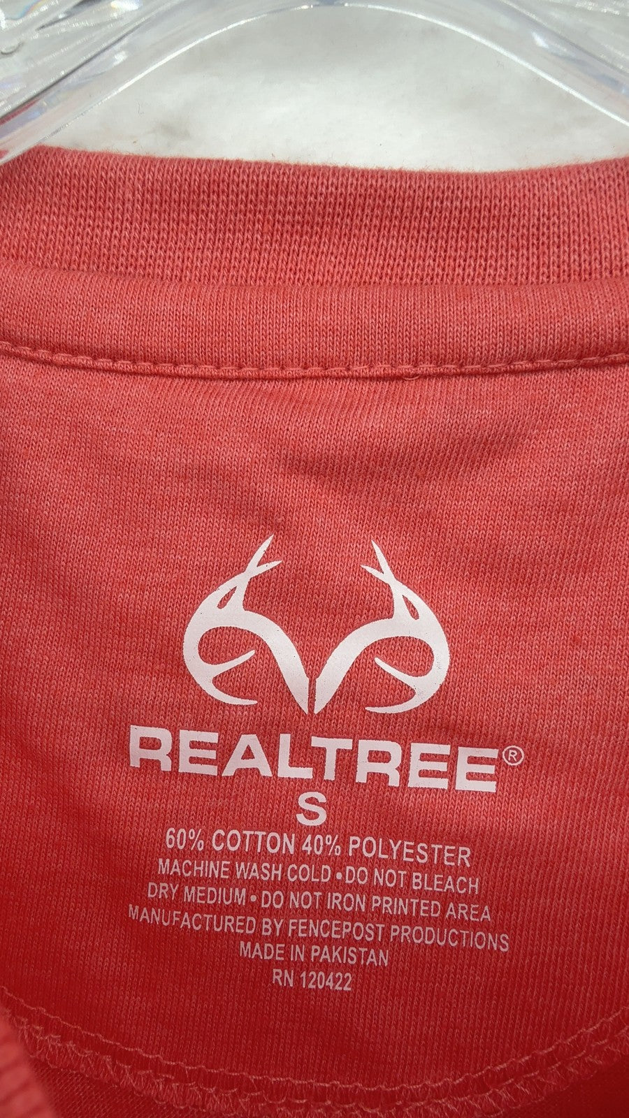 Realtree Henley Shirt Small Mens Short Sleeve New NWT