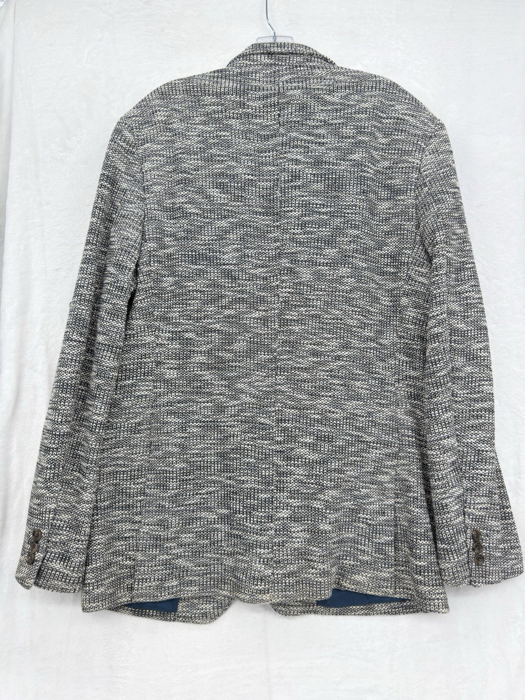 Tasso Elba XL Men's Classic Fit Knit Blazer Sport Coat Gray Blue Jacket