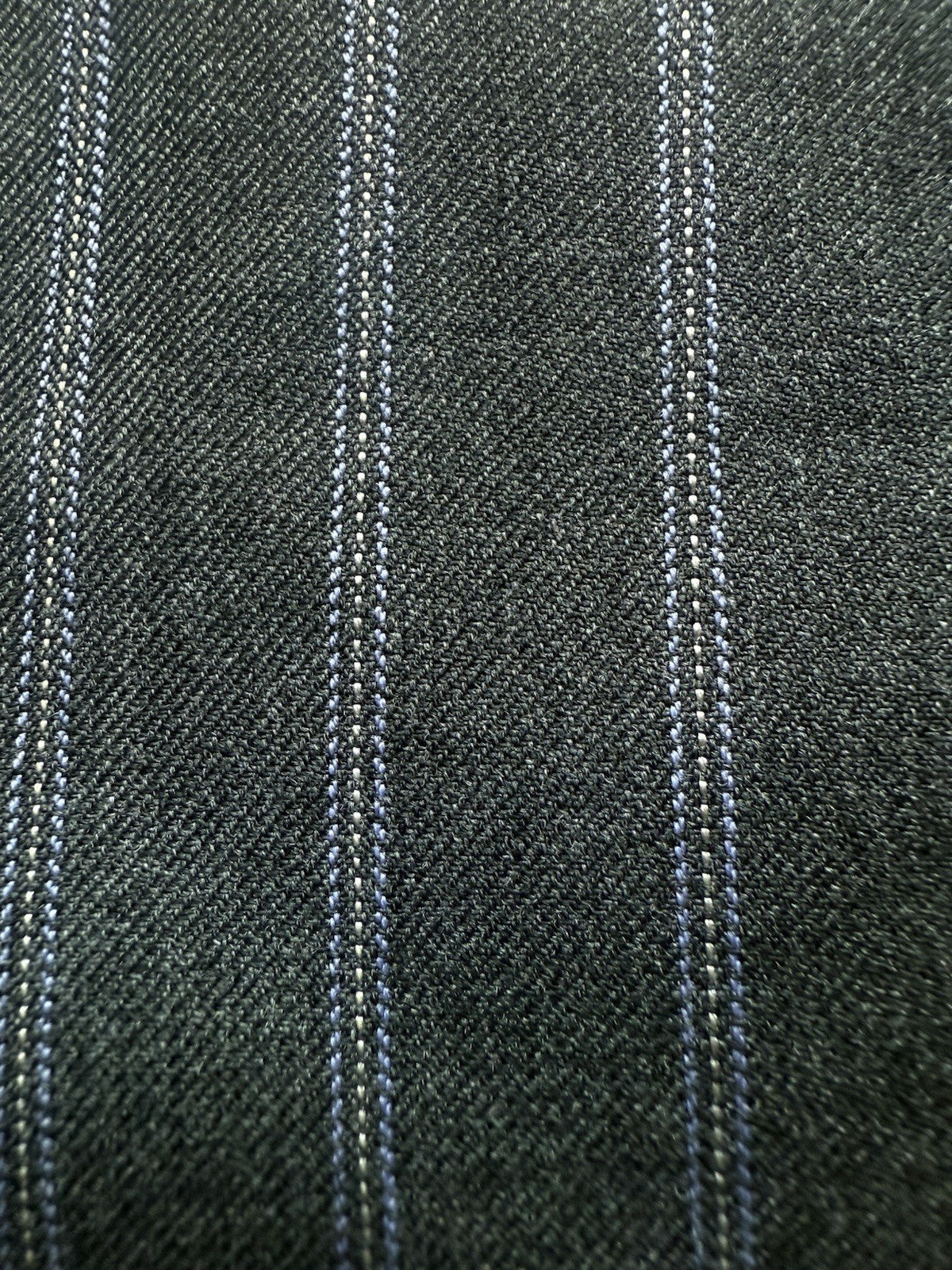 Brooks Brothers 346 Blazer 14 Womens Jacket Gray Pinstriped 100% Wool 2 Button