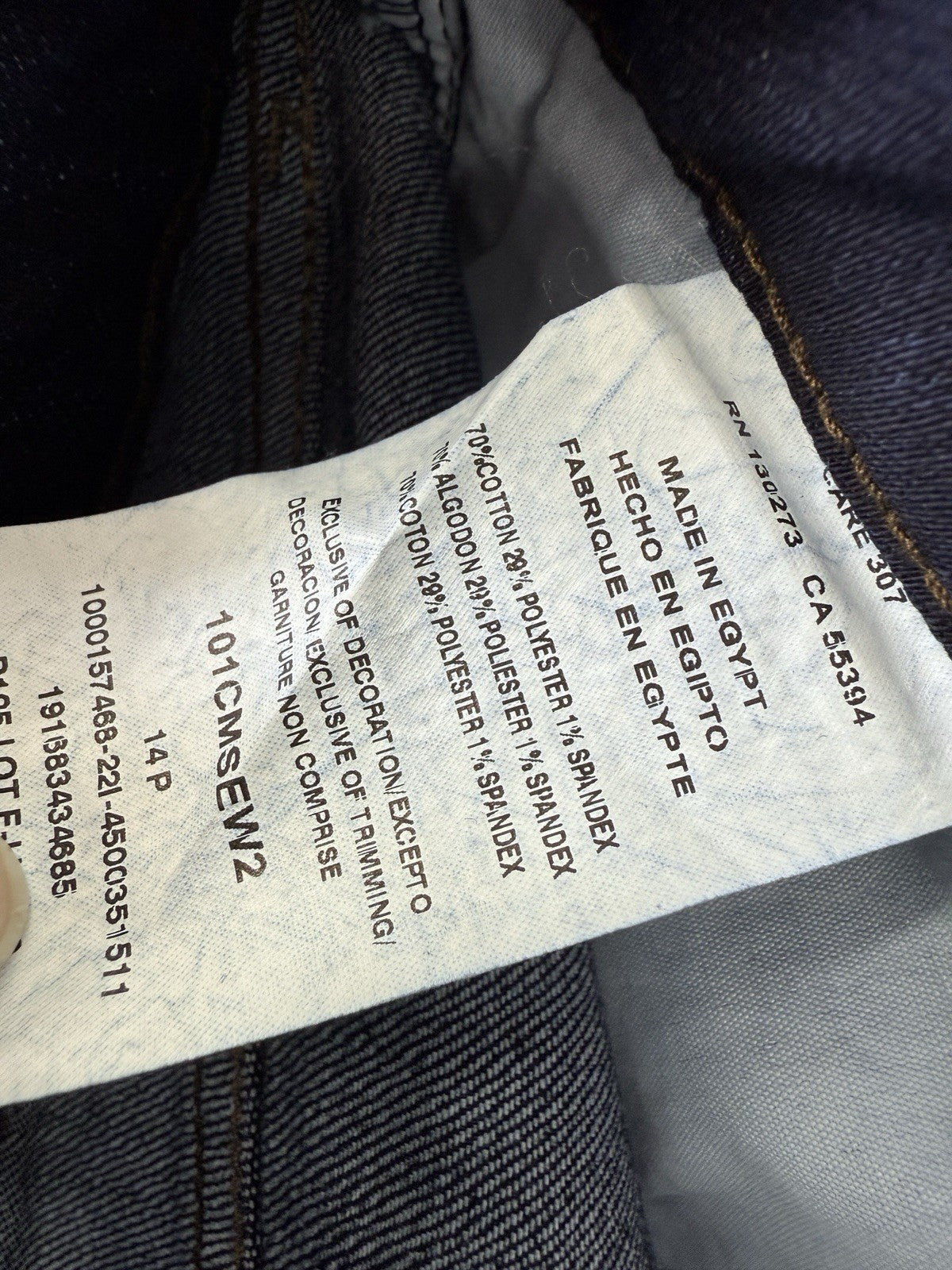 New Lee Jeans 14 Petite Straight Leg Mid Rise Dark Blue Deep Rinse Women 14p