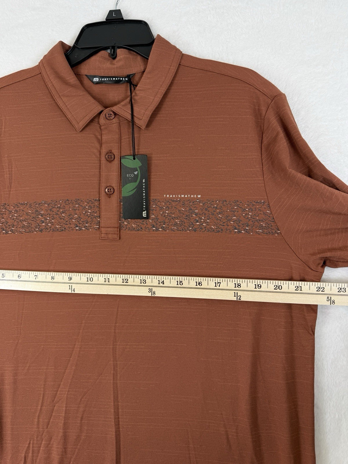 Travis Mathew Golf Polo Shirt Large Mens TravisMathew Matthew The Heater New NWT