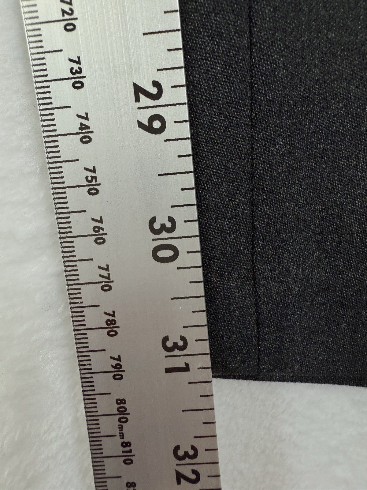 Banana Republic Devon Pants 6 Long Charcoal Gray Women 6L Side Zip