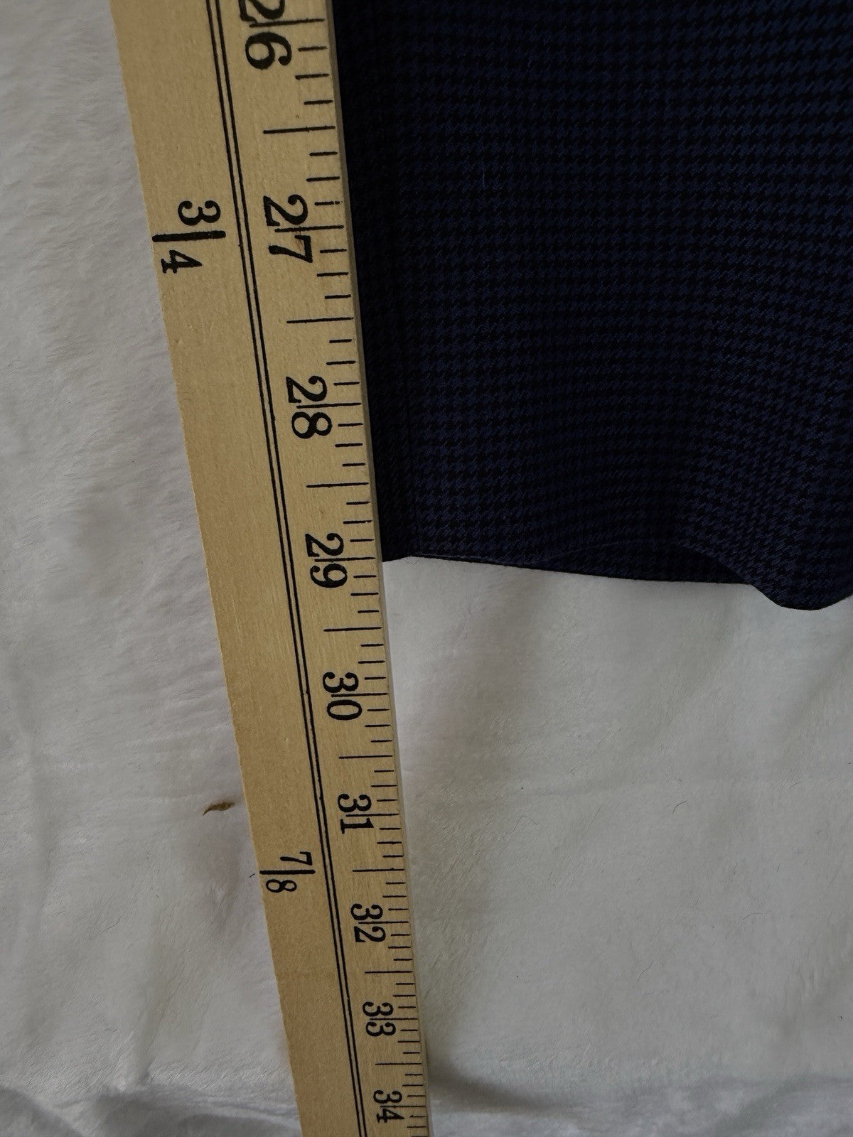Guide London Dress Pants 34R 34 34x29 Mens Blue Herringbone Lightweight