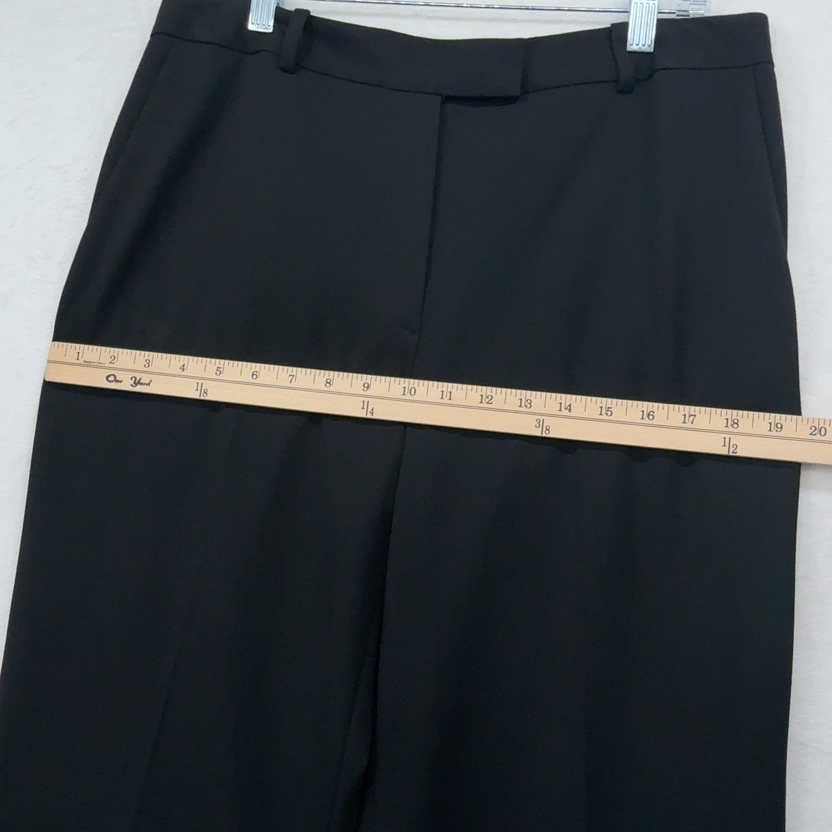 Brooks Brothers 346 Dress Pants 12 Womens Black Caroline Fit Straight Leg