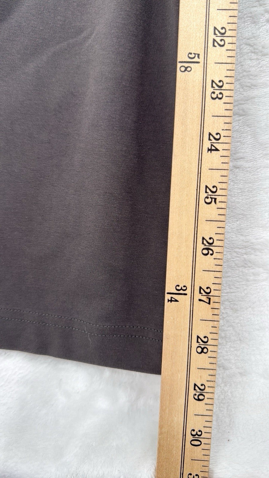 LL Bean Perfect Fit Pants Large Pull On Knit Womens Brown Gray Cotton Stretch