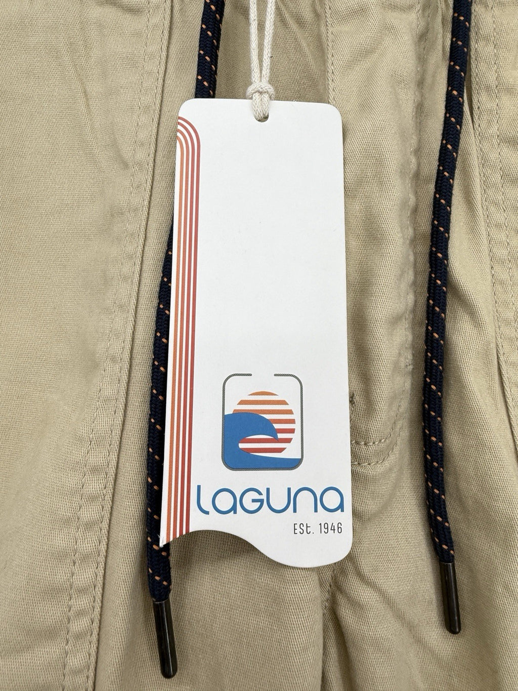 Laguna Joggers Pants Medium Mens Tan Beige Pull On Stretch Twill New NWT