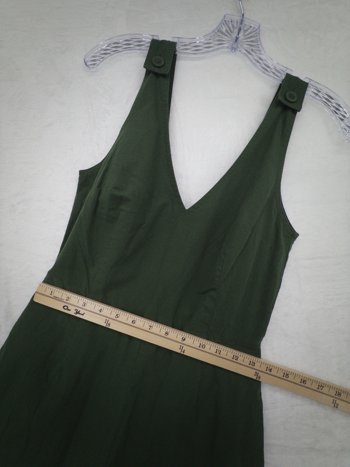 United By Blue Impact Collection XS Women Organic Cotton Green Romper Shorts New