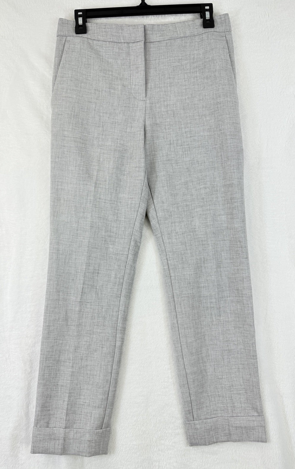Ann Taylor Pants 2 Women Cuffed Trouser Gray Dress Pants