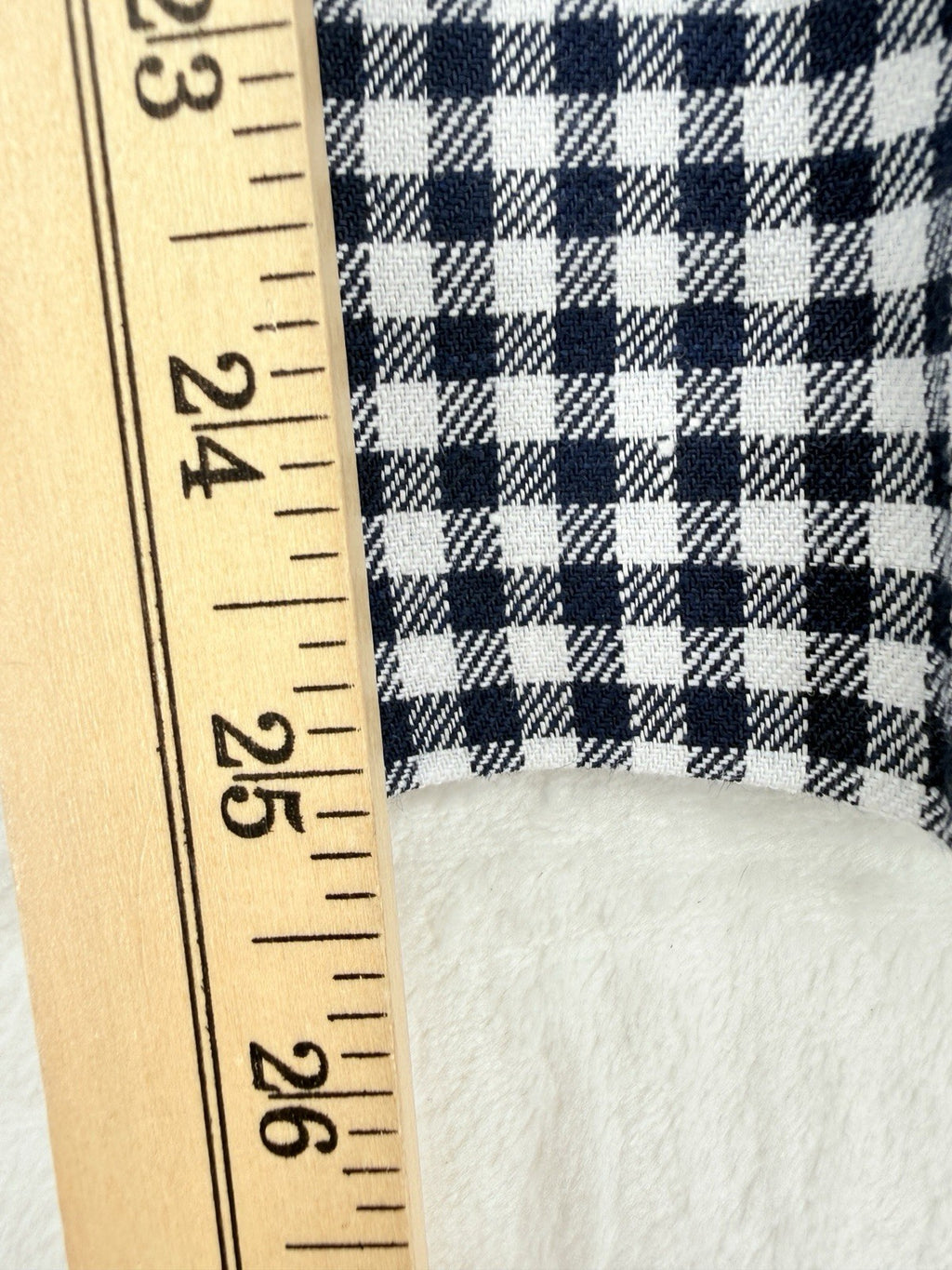 J Crew Hayden Kickout Crop Pants 0 Navy Blue Gingham Stretch Linen Womens