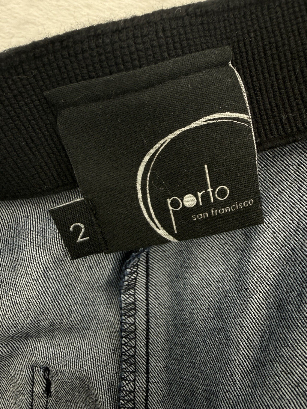 Porto San Francisco Pants Wager 2 Womens Wide Leg Blue Denim