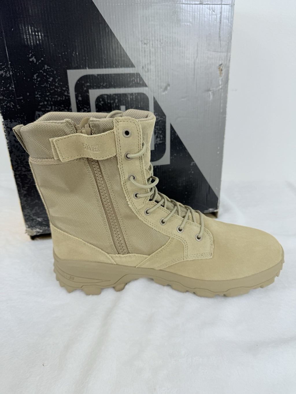 5.11 Tactical Boots 14 Mens Speed 3.0 8” Desert Side Zip ASTM Tan New
