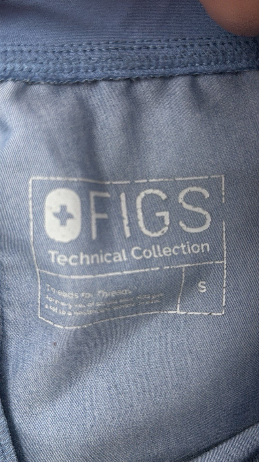 Figs Scrubs Women Small Pants Livingston  Blue Heather Indigo Limited Edition
