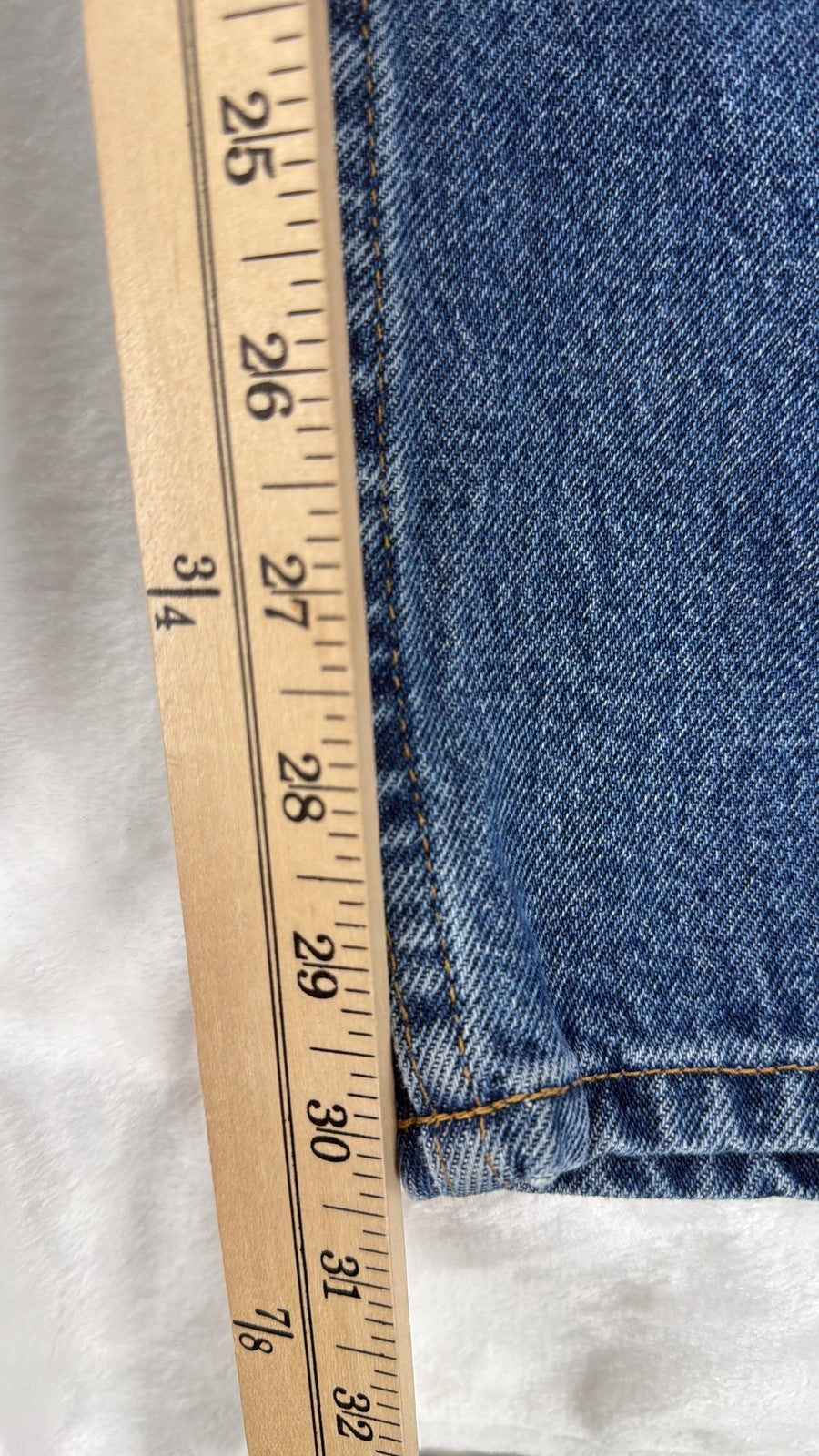 L.L.Bean Original Fit Relaxed Jeans 22W Regular Womens Blue relaxed fit 5-pocket