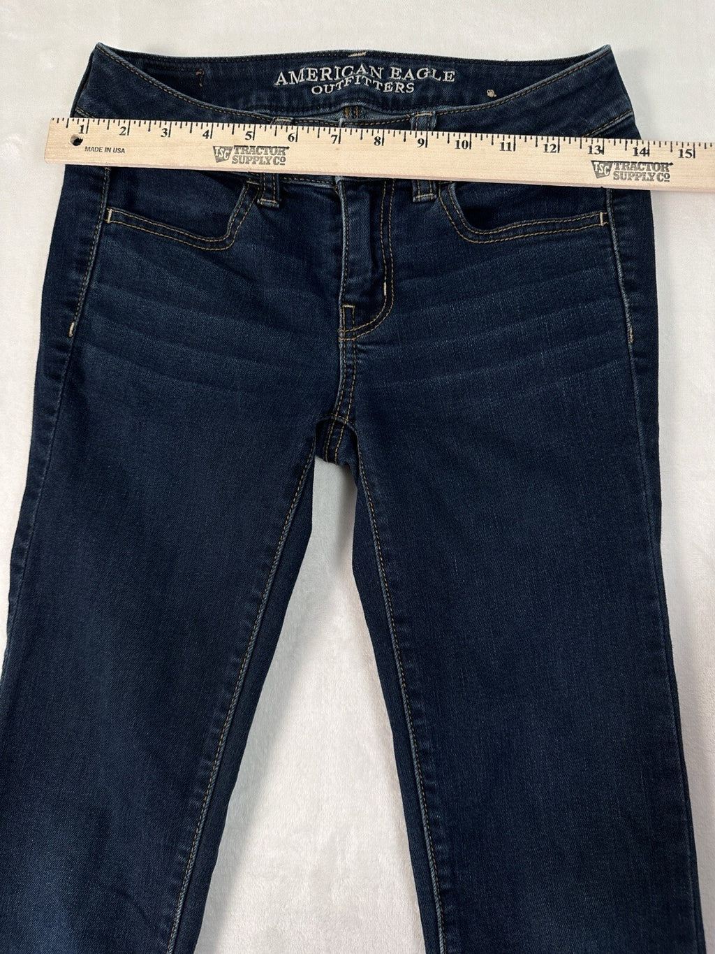 American Eagle Jeans 00 Jeggings Skinny Dark Blue Womens