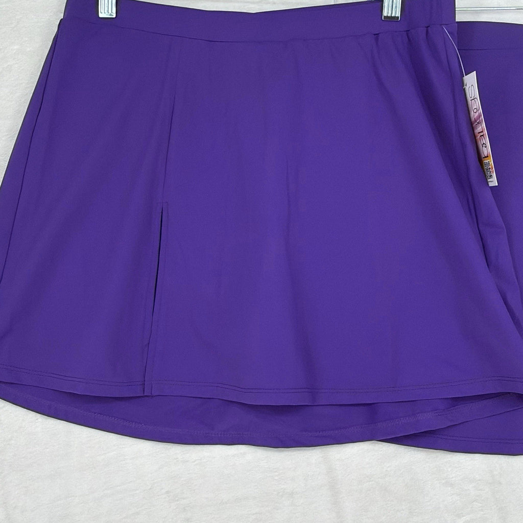 Theatricals Dance Compression Skort XL Womens Purple Lot 2 Dancewear New NWT