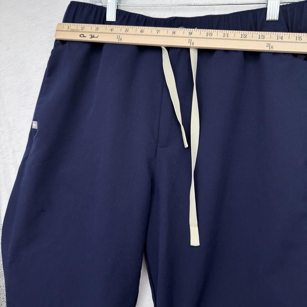 FIGS Mens Tansen Jogger Scrub Pants Large Tall Blue *FlawRead