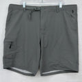 Realtree Fishing Cargo Shorts XL 40 42 Mens Gray Belted 9” Nylon Stretch