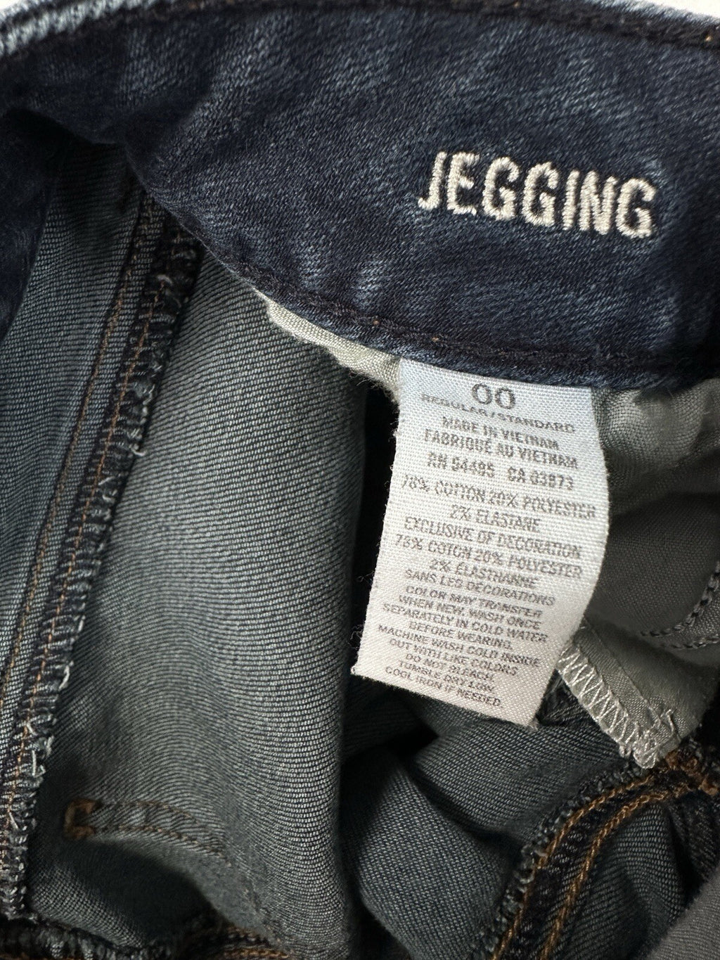 American Eagle Jeans 00 Jeggings Skinny Dark Blue Womens