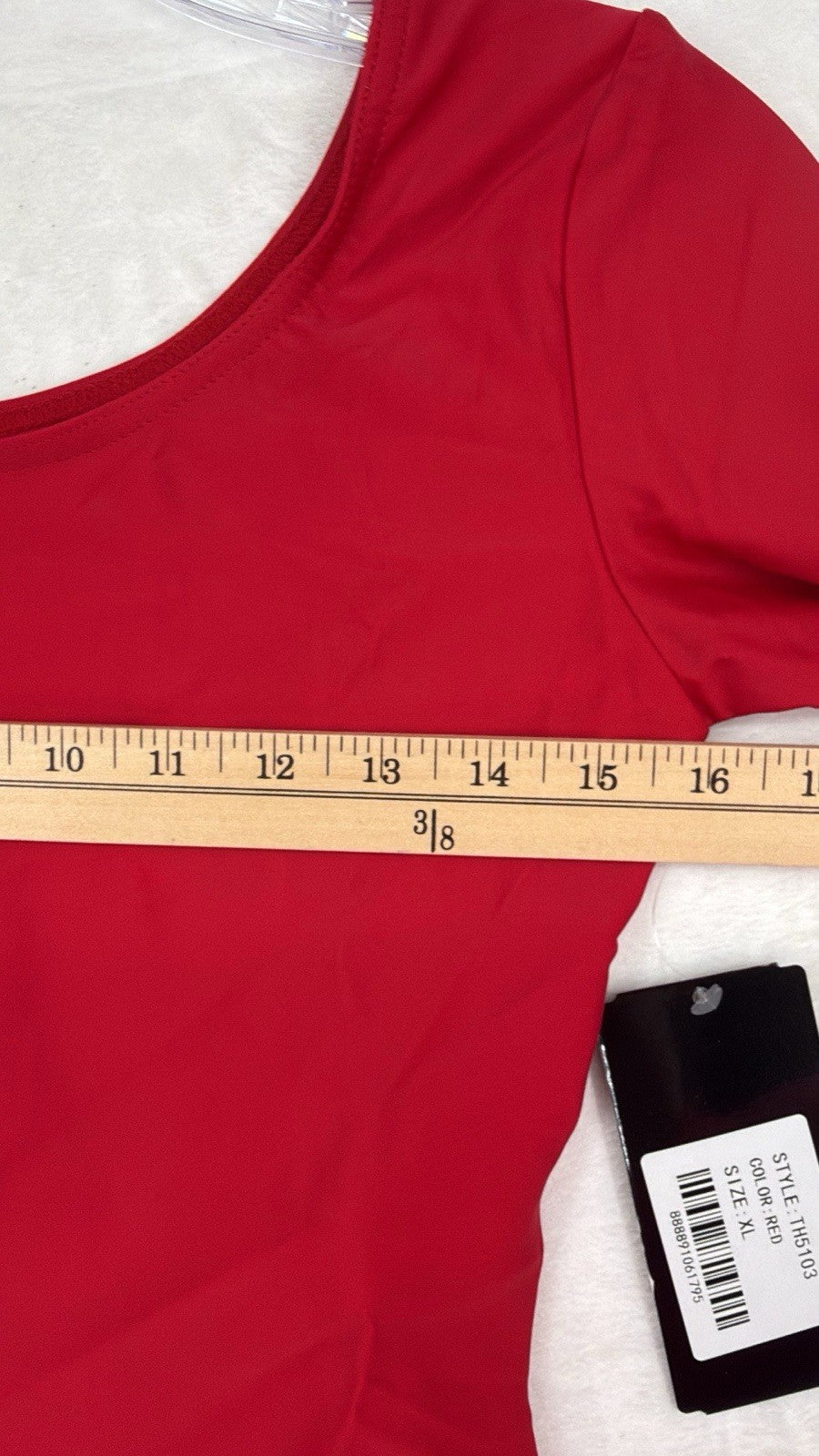 Theatricals Leotard XL Womens Red Long Sleeve Dance Dancewear New NWT