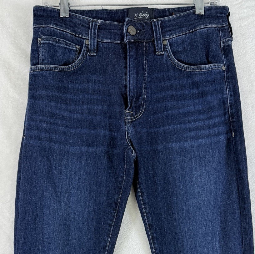 34 Heritage Jeans Courage 32x32 Mens Mid Rise Denim Straight Leg Dark Blue