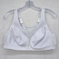 Glamorise Magic Lift Bra 40C Front Closure Posture Back Womens White 1265