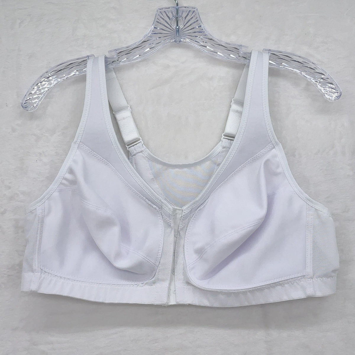 Glamorise Magic Lift Bra 40C Front Closure Posture Back Womens White 1265