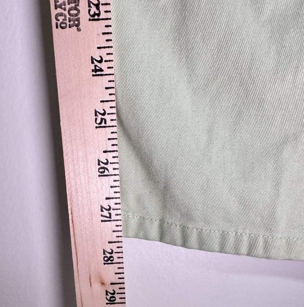 LL Bean Jeans 10 Womens Light Sherbert Green 5 Pocket Denim 100% Cotton