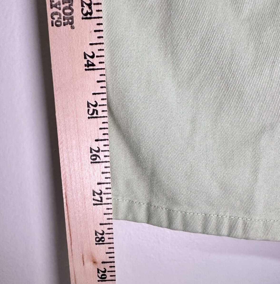 LL Bean Jeans 10 Womens Light Sherbert Green 5 Pocket Denim 100% Cotton