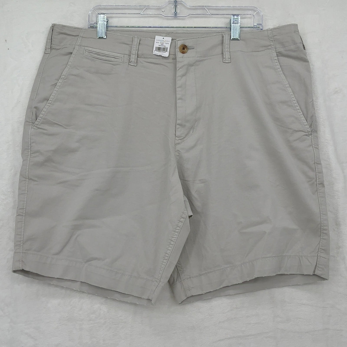 American Eagle Outfitters Lived In Khaki Shorts 38 Mens Beige Flex New NWT