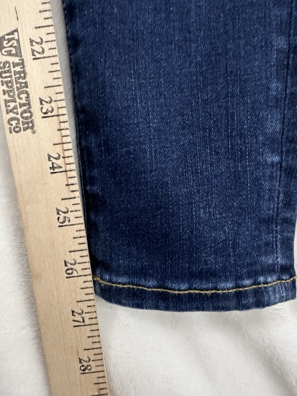 American Eagle 00 Short Super High Rise Jegging Jeans Blue Womens