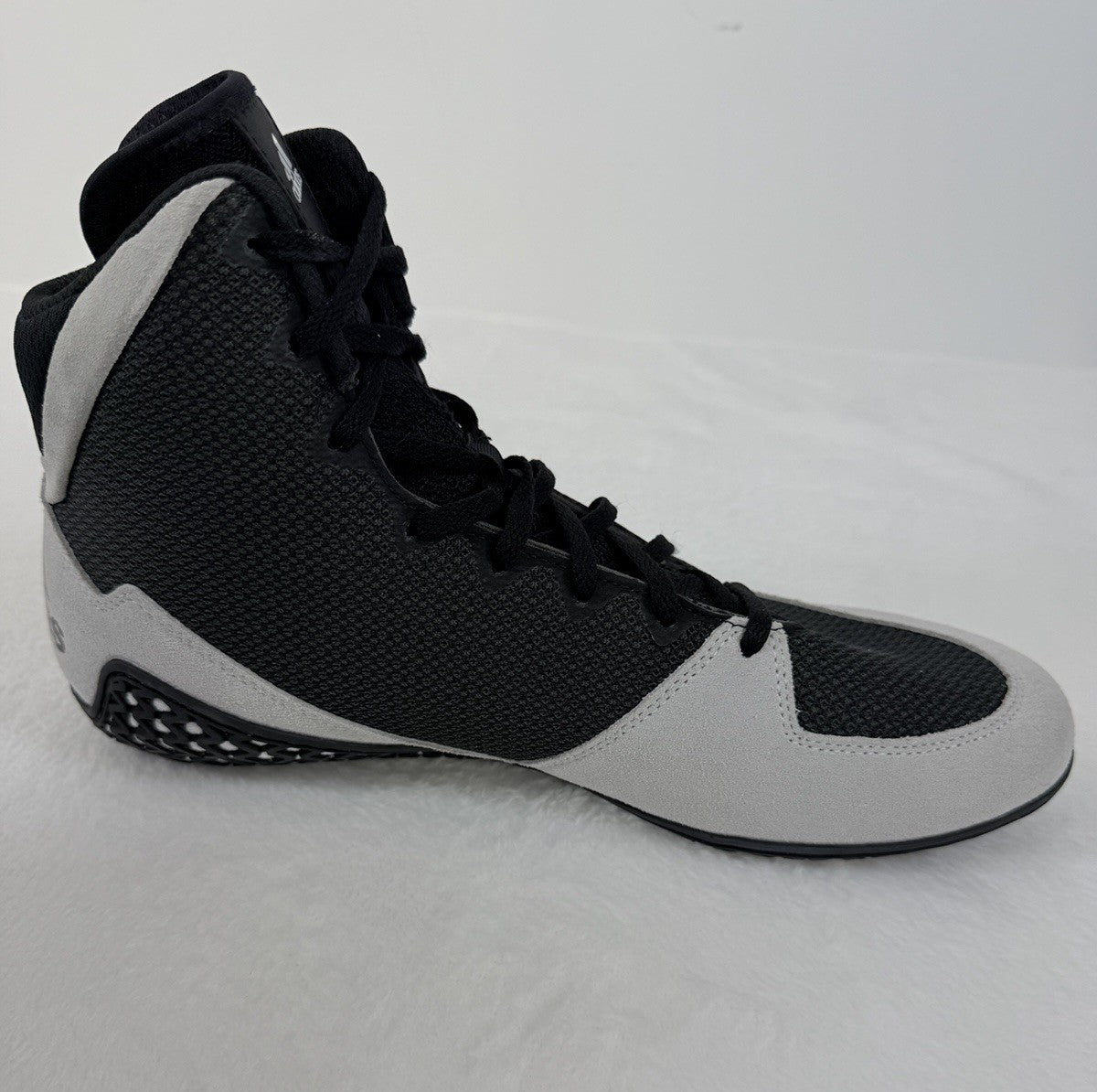 Adidas Mat Wizard 11 Black Gray White Wrestling Shoes Men