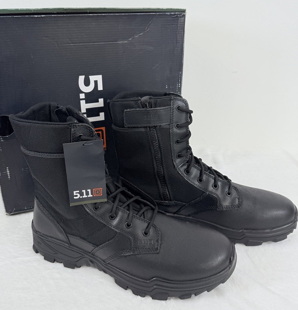 5.11 Tactical Boots 14 Mens Black New Speed 3.0 Waterproof Side Zip ASTM