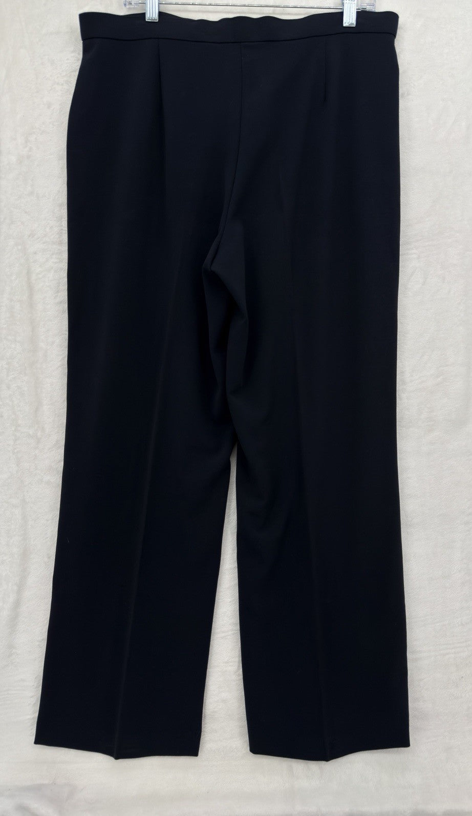 Briggs New York Pants 14 Short Navy Blue Straight Leg Womens 14S