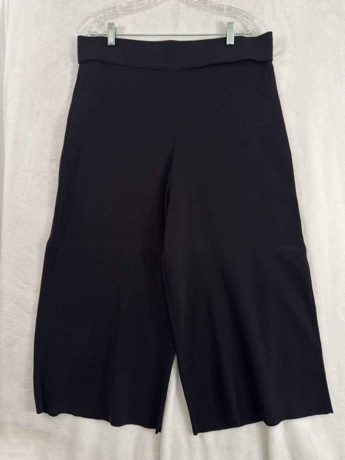 Banana Blue Label Pants XL Black Wide Leg Australian Designer Knit Womens $329