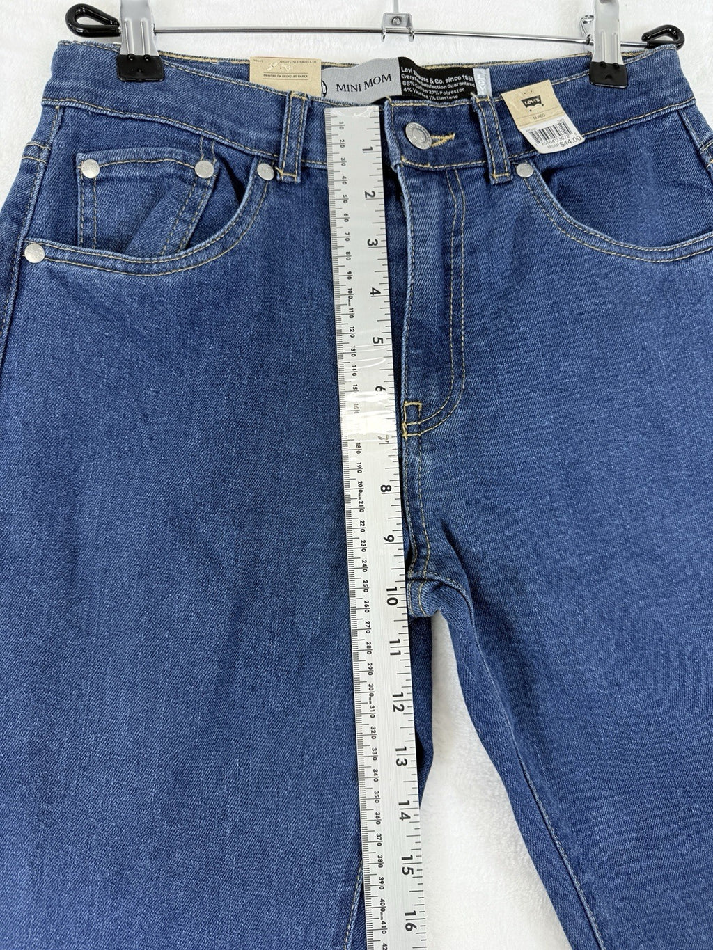 Levis Jeans Girls 16 Mini Mom Silvertab High Waist Blue Denim Levi’s NWT