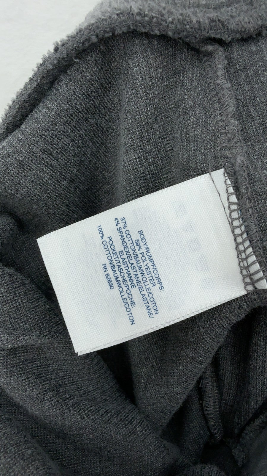 Lands End Sport Knit Straight Leg Corduroy Pants 2XL Womens Gray Stretch Ribbed