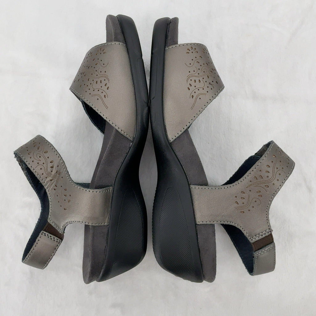 Propet Sandals 6.5 XX 4E Womens Wanda Gray Leather EEEE Shoes