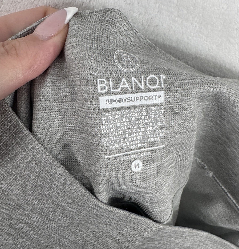 Blanqi Maternity Leggings Medium Sport Support Gray Womens Legging