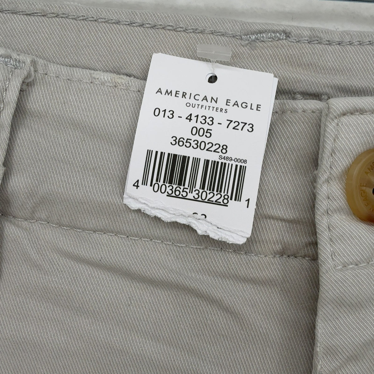 American Eagle Outfitters Lived In Khaki Shorts 38 Mens Beige Flex New NWT