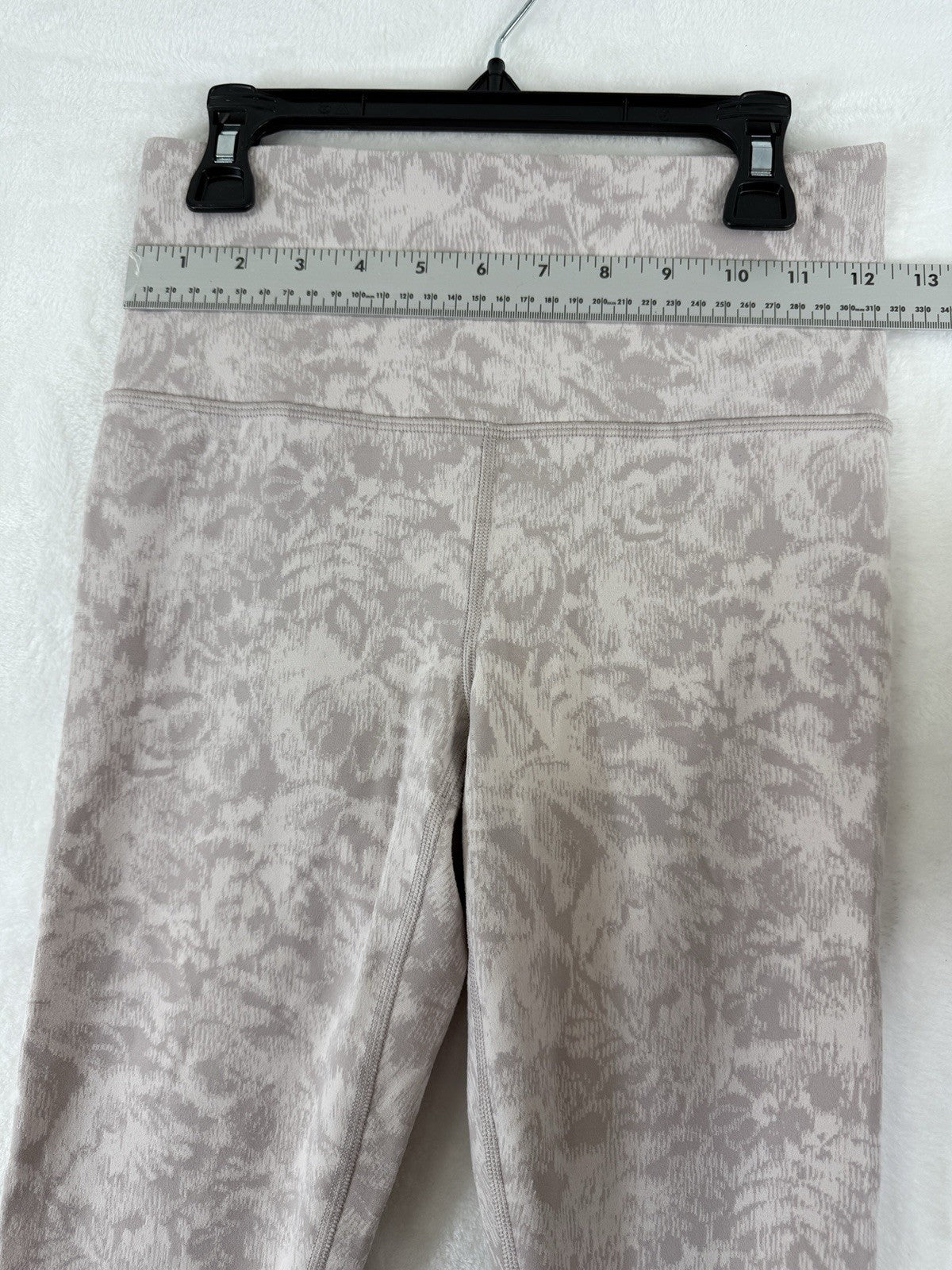 Athleta Elation Textured Tight Small Pink Floral Womens Workout Stretch