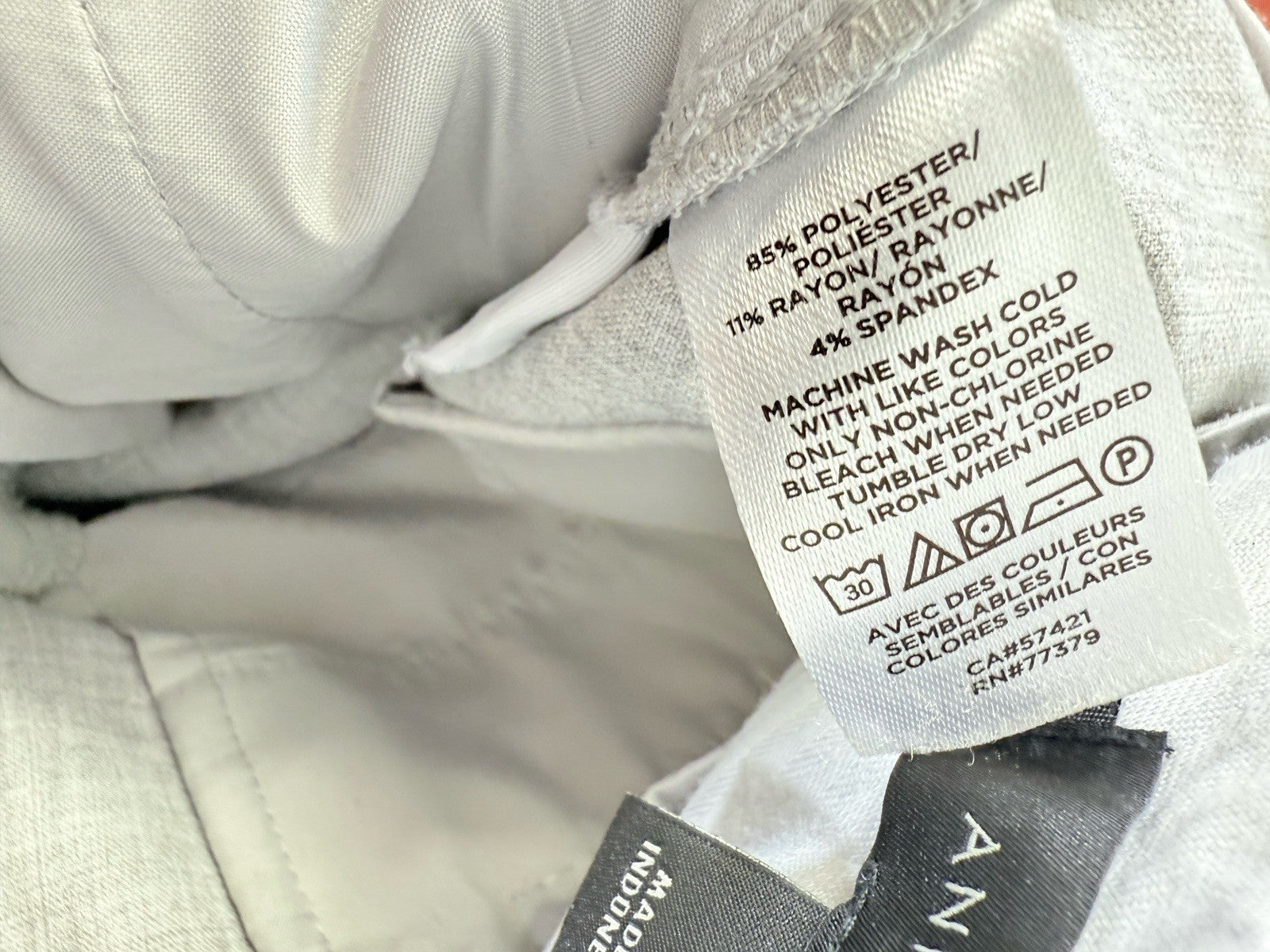 Ann Taylor Pants 2 Women Cuffed Trouser Gray Dress Pants