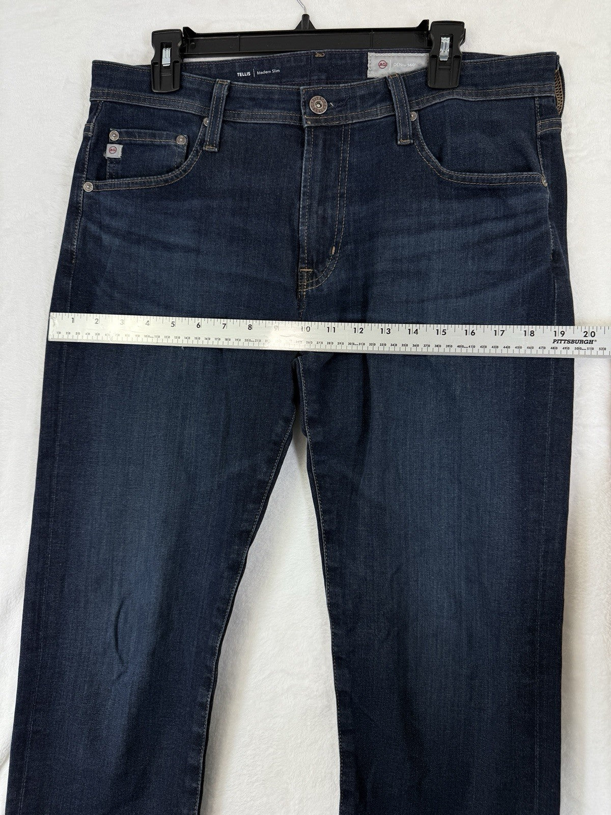 AG Adriano Goldschmied Jeans Men’s 32x32 Blue Tellis Modern Slim Denim Preppy