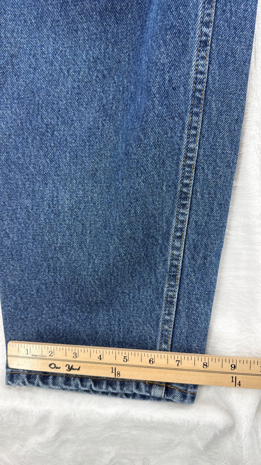 L.L.Bean Original Fit Relaxed Jeans 22W Regular Womens Blue relaxed fit 5-pocket