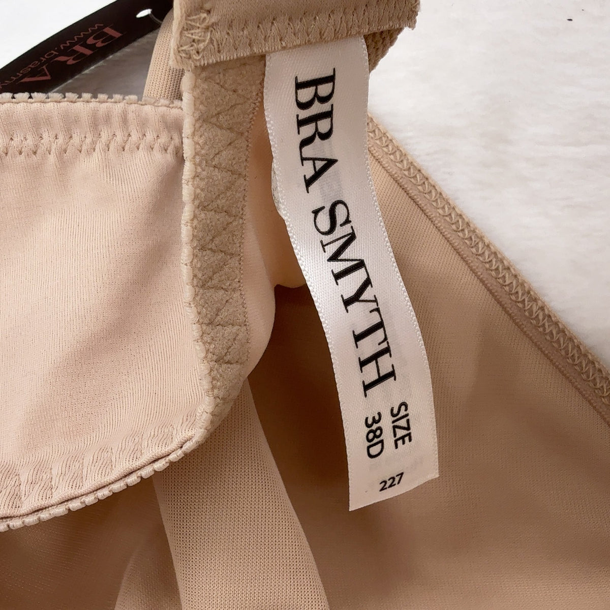 Bra Smyth 38D Manhattan Minimizer Black Beige Underwire BraSmyth New NWT