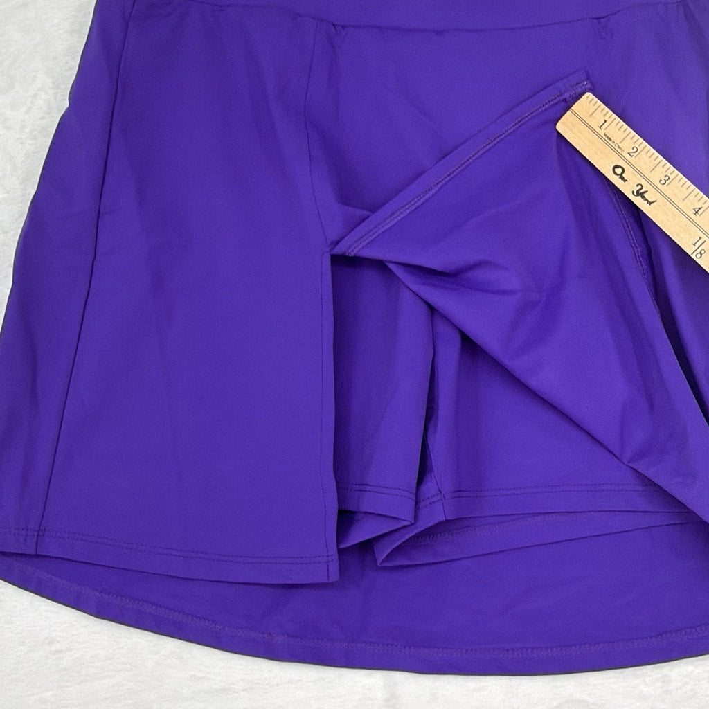 Theatricals Dance Compression Skort Large Womens Purple Lot 2 Dancewear New NWT